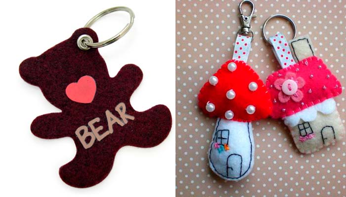 Felt Keychain Supplier China